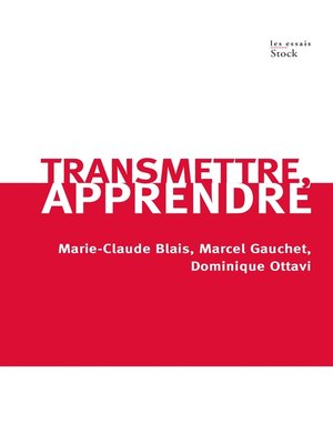 cover image of Transmettre, apprendre